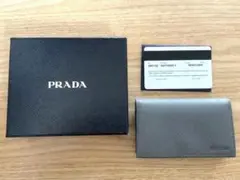 【美品】PRADA プラダ カードケース 名刺入れ メンズ 2MC122