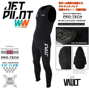 ジェットパイロット JETPILOT 2023 ウェットスーツ 送料無料 RX VAULT ボルト レース ジョン JA22155 ブラック/ホワイト L