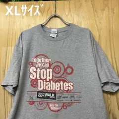 USA古着Tシャツ　XLサイズ FRUIT OF THE LOOM グレー