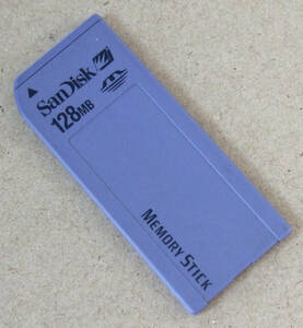 送料無料 Sandisk サンディスク MEMORY STICK メモリースティック 128MB SDMS-128 日本製 MADE IN JAPAN 即決！