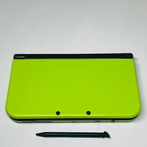 ★1円～ 動作確認済 New NINTENDO 3DSLL 本体 ライム ブラック 任天堂 送料全国600円 ニンテンドー LIME × BLACK