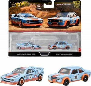 即決☆☆ランチア ラリー 037 / フィアット 131 アバルト LANCIA RALLY 037 / FIAT 131 ABARTH Hot Wheels プレミアム 2パック☆