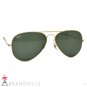 レイバン サングラス アビエーター メタルゴールド 58□14 RB3025 L0205 Ray-Ban ほぼ未使用