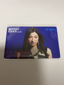 E-girls渡邉真梨奈MCカード☆