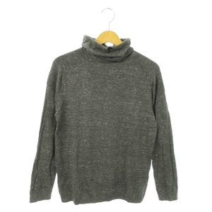 ザラ ZARA knitwear ニット セーター ハイネック 長袖 インターシャ スカル 男の子 ボーイズ 13-14 グレー /AO12 ☆ キッズ