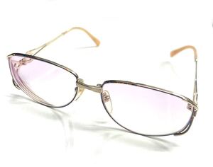 MS.elegance★老眼鏡 メガネ 眼鏡 ピンク系グラデーションレンズ 53□16-135 ゴールド×カラフルカラー 度数不明