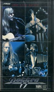 H00022028/VHSビデオ/ドッケン (DOKKEN)「One Live Night (1995年・VIVP-61・ハードロック・アコースティック)」