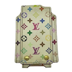 USED LOUIS VUITTON ルイヴィトン M60014 CT1025 モノグラム マルチカラー エテュイ iPod nanoケース ホワイト系 音楽 小物 アイポッドナノ