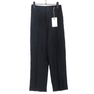 未使用 marka マーカウェア ステッチレストラウザーズ M22A-14PT01C STITCHLESS TROUSERS ブラック 黒 1 タグ付き 20019469