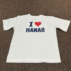 ●NIKEナイキTEAM半袖 Tシャツ 5(100-110)ホワイト 白 アイラブハワイ