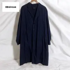 08sircus Compact lown garment dyet coat