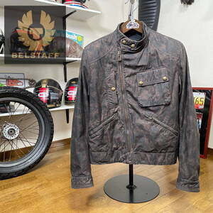 ☆BELSTAFF PURE MOTOCYCLE Imperial Jacket ベルスタッフ インペリアルジャケット ブラウン/50（XL相当）肩肘プロテクター