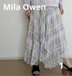 Mila Owen チェック柄スカート　レディース1