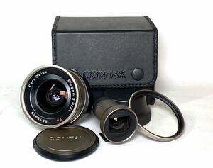 CONTAX コンタックス Biogon 21mm F2.8 Carl Zeiss T ファインダー　防湿庫保管　美品