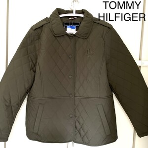 トミーヒルフィガー 新品 格子柄 フラッグ ブランド ダウンジャケット コート TOMMY HILFIGER アウター レディース キルティングジャケット