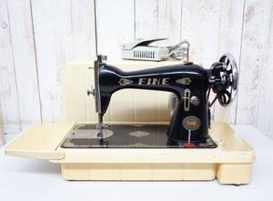 昭和レトロ　RETRO ＊FINE　MADE IN JAPAN　日本製 ＊SEWING MACHINE　 レトロミシン　電動化ミシン　＊SEWING MOTOR 　HAPPY M-1100　　