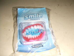 新品　smile veneers 外国製　入れ歯　真っ白い歯　エチケット 2点セット