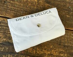 ★未使用★DEAN&DELUCA★ディーン&デルーカ★折りたたみ★エコバッグ★ショッピング★かばん★ホワイト★白★