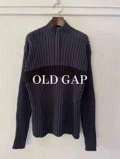 OLD GAP Low Gauge border Knit 90s