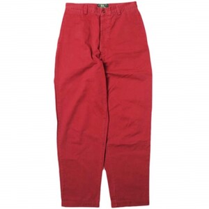 RRL ダブルアールエル アメリカ製 90s 三ツ星タグ ワイドテーパードチノパンツ 61481676108 30 RED Double RL ボトムス g16712