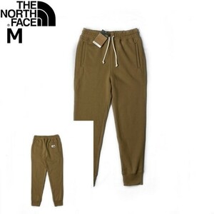 1円～!売切!【正規新品】THE NORTH FACE◆HERITAGE PATCH JOGGERS ジョガーパンツ US限定 ロゴパッチ 裏起毛(M)茶 ベージュ 190110-25