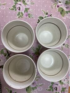 和食器　グラス　湯呑み　4客　美品