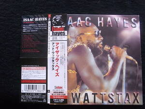 H432/アイザック・ヘイズ アット・ワッツタックス(紙ジャケ) SHM-CD＊帯ダメージあり。