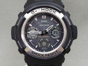 CASIO/カシオ G-SHOCK マルチバンド5/電波ソーラー デジアナ腕時計 AWG-100 【W333y1】