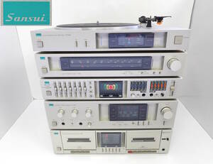 【よろづ屋】サンスイ Sansui RG-707 A-505 P-D30 D-99D T-505 グラフィックイコライザー プリメインアンプ他 コンポ レトロオーディオ