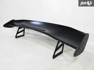 社外 汎用品 GTウイング ウィング リア スポイラー FRP エアロ 黒 ブラック系 全長約1410mm 高さ約320mm シルビア スカイライン