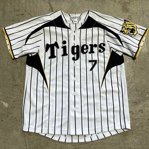 NPB 阪神タイガース Tigers 背番号7 西岡 レプリカ ユニフォーム サイズM