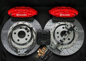  フィアット アバルト500/2007-2016 , 595/2017- フロントBrembo Brake System 4pot/330mm 17インチ～