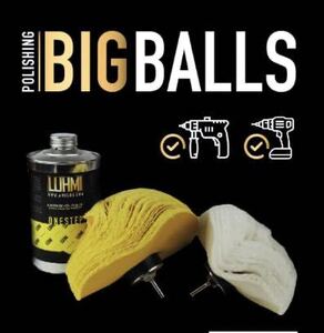 LUHMI BIG BALLS ドリル　バフ　アルミ磨き　トラック　最強のアルミ磨き　世界中で大人気