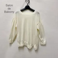 サロンドバルコニー Salon de Balcny ニット 七分袖 フリー