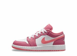 Nike GS Air Jordan 1 Low "Desert Berry/White/Coral Chalk" 23.5cm 553560-616