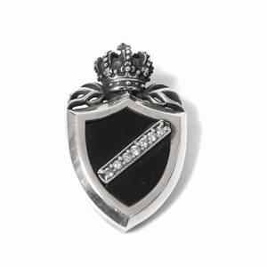 JUSTIN DAVIS ジャスティン デイビス　CROWN SHIELD Pendant 清春 黒夢 Sads 土屋アンナ　SILVER925　シルバー925