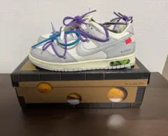 黒タグ付 Off-White × Nike Dunk Low ナイキ ダンクロー