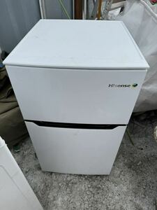 2ドア Hisense 冷凍冷蔵庫 2ドア冷蔵庫 ホワイト 家電 HR-B95A