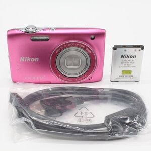 ■実用品■ Nikon COOLPIX S3100 フレッシュピンク