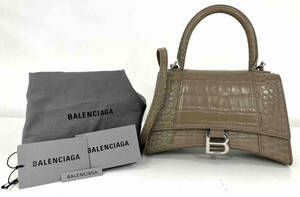 バレンシアガ BALENCIAGA アワーグラス ショルダーバッグ ハンドバッグ レザー