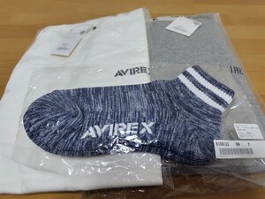 AVIREX　スウェット　ロンTシャツ　ソックス　　XLサイズ　セット　