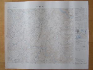 2.5万分の1地形図 下加茂(岡山県) 平成3年修正版