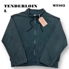 希少品！ TENDERLOIN ジップ アップ スウエット トレーナー ブラック