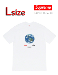 20SS Supreme × The North Face One World Tee White Lサイズ ノースフェイス　シュプリーム