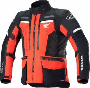 Lサイズ - レッド/ブラック - ALPINESTARS アルパインスターズ Honda Bogot? Pro Drystar ジャケット