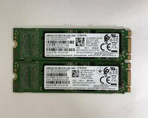 K60521157 SAMSUNG M.2 128GB SSD 2点【中古動作品】