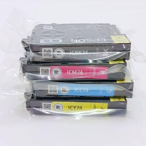 EPSON 純正 インクカートリッジ 方位磁石 IC4CL74 4色セット エプソン