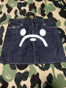 A BATHING APE BABY MILO DENIM デニムスカート M NEW