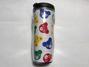 未使用★ミキハウス★タンブラー★プッチーお顔たくさん★350ml★開封済み★非売品