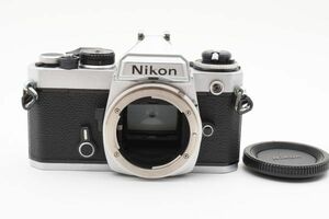 #3511 ニコン Nikon FE SLR Film Camera Silver body [動作確認済]